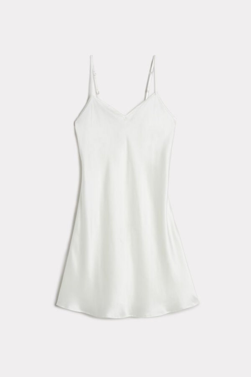 Intimissimi Silk Slip Wit | FBEHY11933